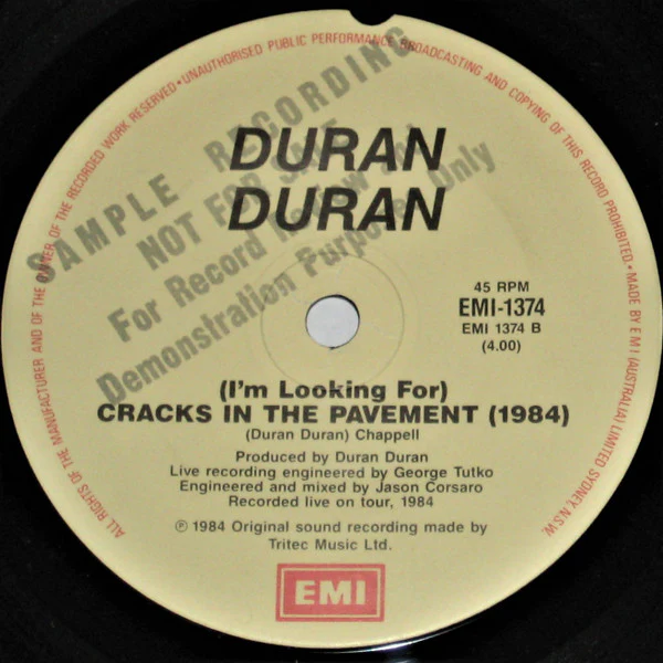 Duran Duran – The Wild Boys (VG/Generic) – 7", AU 1984 - Image 3