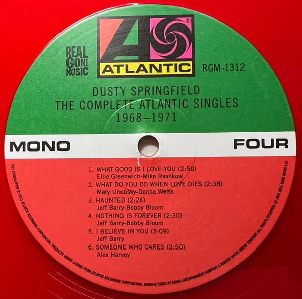Dusty Springfield – The Complete Atlantic Singles 1968-1971 (VG+/VG+) – 2xLP, US 2021 - Image 8