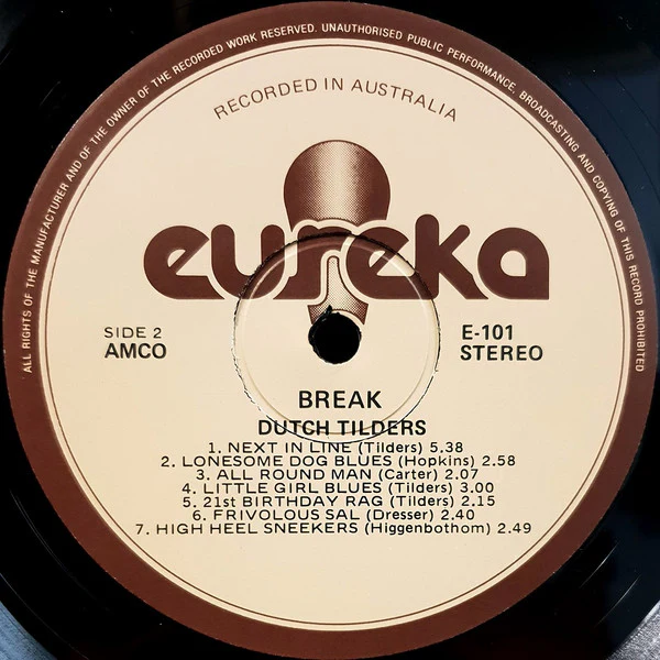 Dutch Tilders – Break (VG+/VG+) – LP, AU 1975 - Image 5