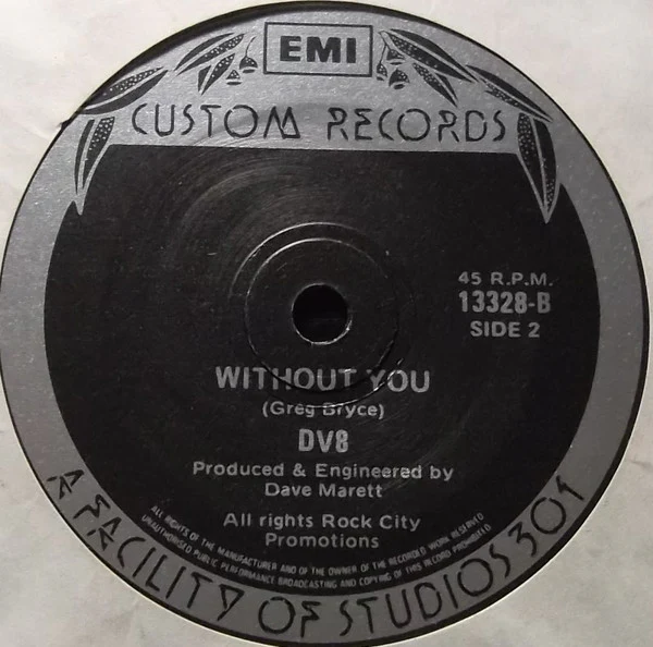 DV8 – Dry Your Eyes (VG+/Generic) – 7", AU 1982 - Image 2