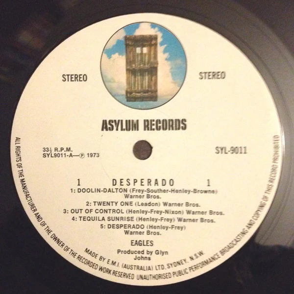 Eagles – Desperado (VG/VG+) – LP, AU 1973 - Image 3