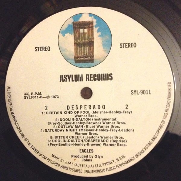 Eagles – Desperado (VG/VG+) – LP, AU 1973 - Image 4