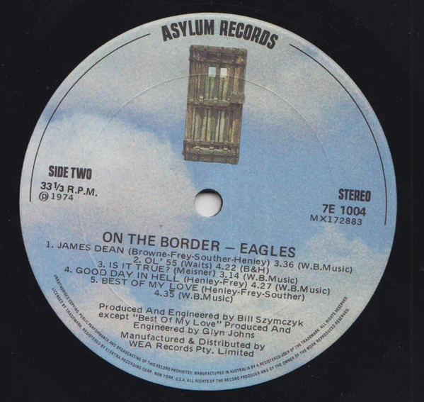 Eagles – On The Border (VG+/VG+) – LP, AU 1974 - Image 3