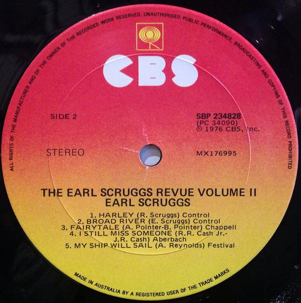 Earl Scruggs Revue – Volume II (VG/VG+) – LP, AU 1976 - Image 4