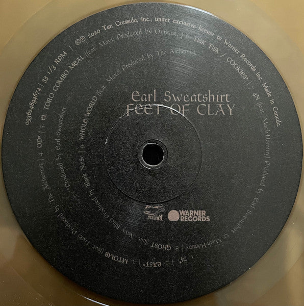 Earl Sweatshirt – Feet Of Clay (NM/NM) – 12", US 2020 - Image 3