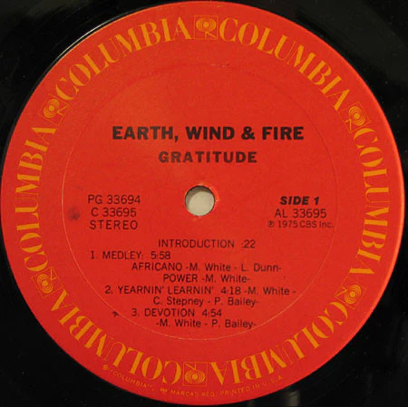 Earth, Wind & Fire – Gratitude (VG/VG) – 2xLP, US 1975 - Image 5
