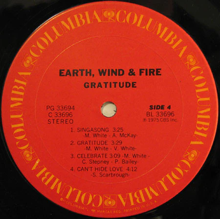 Earth, Wind & Fire – Gratitude (VG/VG) – 2xLP, US 1975 - Image 8