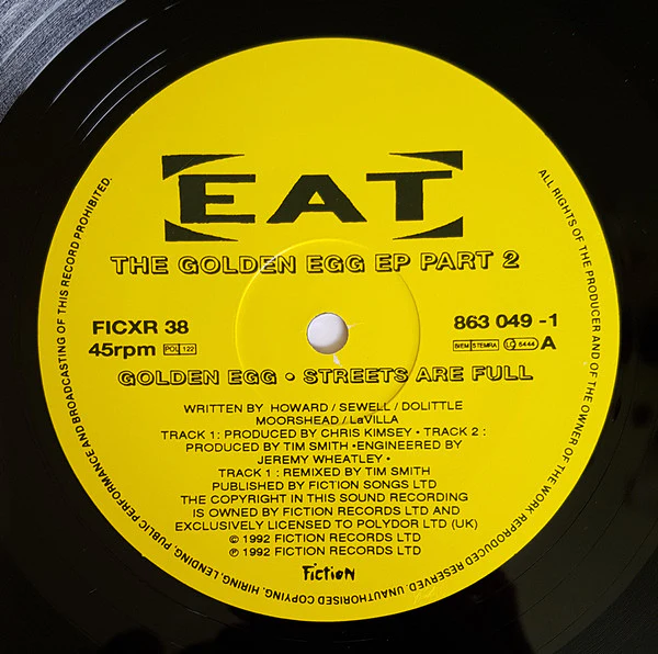 Eat – The Golden Egg EP Part 2 (E/VG+) – 12", UK 1992 - Image 4