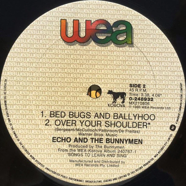 Echo & The Bunnymen – Bring On The Dancing Horses (VG+/VG+) – 12", AU 1985 - Image 4
