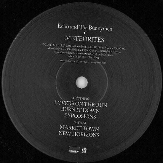 Echo & The Bunnymen – Meteorites (VG/VG+) – 2xLP, UK 2014 - Image 10