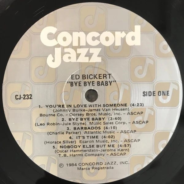 Ed Bickert – Bye Bye Baby (VG+/VG) – LP, US 1984 - Image 3