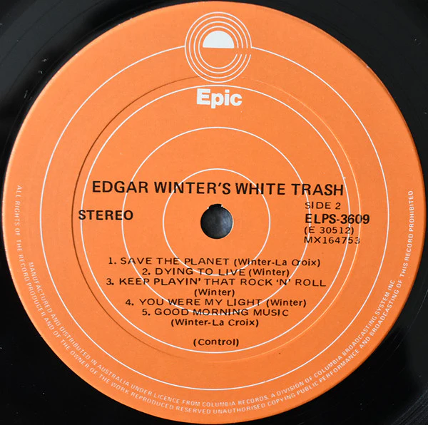 Edgar Winter's White Trash – Edgar Winter's White Trash (VG/VG) – LP, AU - Image 4