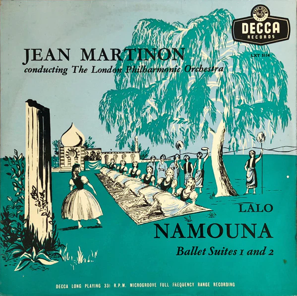 Édouard Lalo, Jean Martinon, London Philharmonic Orchestra – Namouna (Ballet Suites 1 and 2) (VG+/VG+) – LP, UK 1956