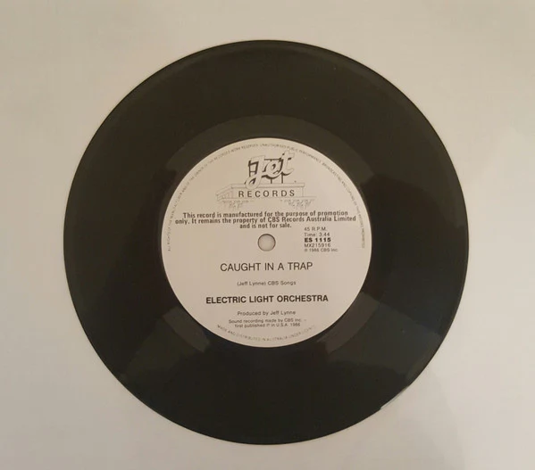 Electric Light Orchestra – Calling America (VG+/VG+) – 7", AU - Image 4