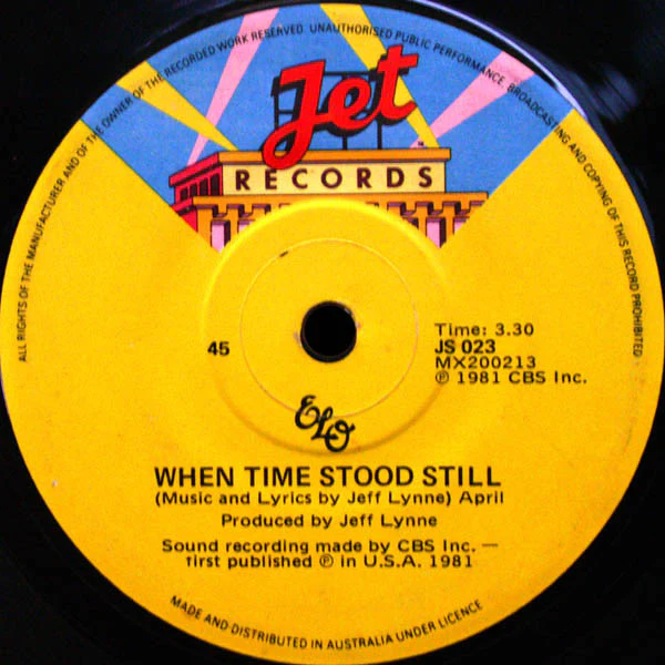 Electric Light Orchestra – Hold On Tight (VG+/Generic) – 7", AU 1981 - Image 2