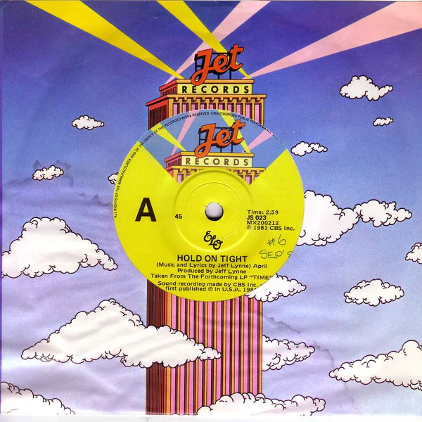 Electric Light Orchestra – Hold On Tight (VG+/Generic) – 7", AU 1981 - Image 3