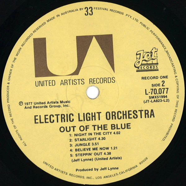 Electric Light Orchestra – Out Of The Blue (VG/VG) – 2xLP, AU 1977 - Image 4