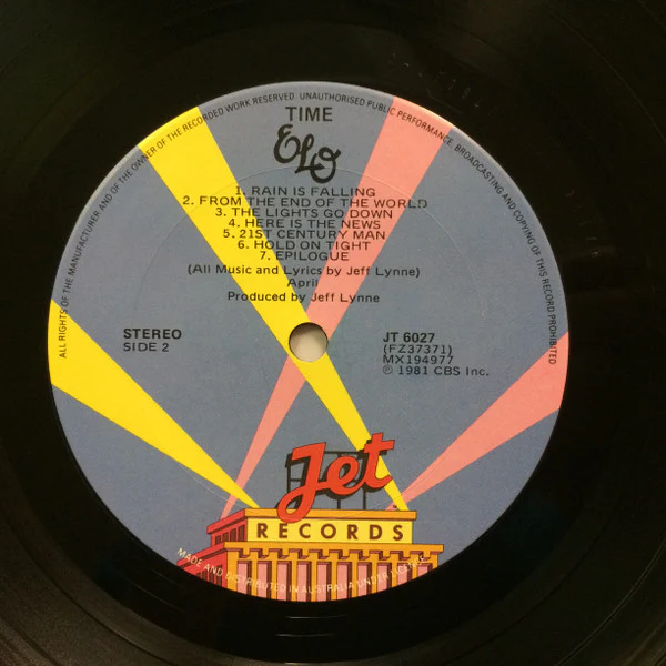Electric Light Orchestra – Time (VG/VG+) – LP, AU 1981 - Image 4