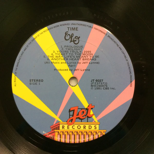 Electric Light Orchestra – Time (VG+/VG) – LP, AU 1981 - Image 3