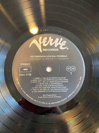 Ella Fitzgerald, Frank De Vol And His Orchestra – Like Someone In Love (NM/E) – LP, JP 1982, No OBI - Image 4
