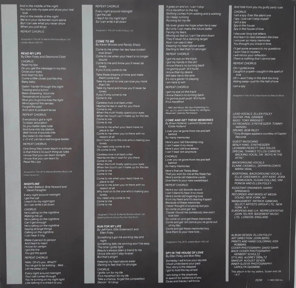 Ellen Foley – Another Breath (VG+/VG+) – LP, UK 1983 - Image 6