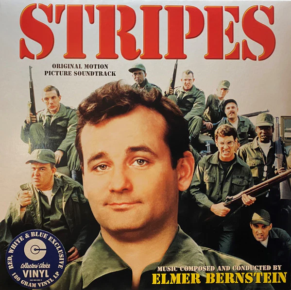 Elmer Bernstein – Stripes (Original Motion Picture Soundtrack) (VG+/E) – LP, US 2016