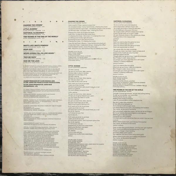 Elton John – 21 At 33 (VG+/VG+) – LP, SG 1980 - Image 3