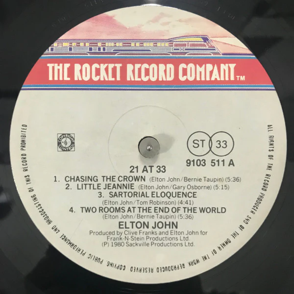 Elton John – 21 At 33 (VG+/VG+) – LP, SG 1980 - Image 5