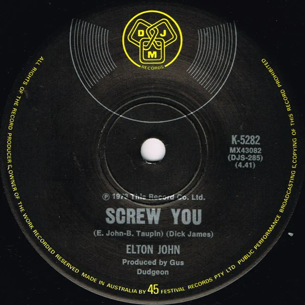 Elton John – Goodbye, Yellow Brick Road (VG/Generic) – 7", AU 1973 - Image 2