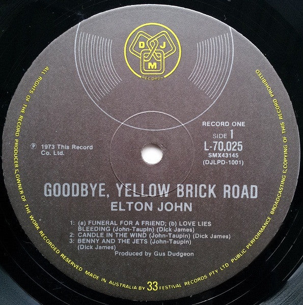 Elton John – Goodbye Yellow Brick Road (G+/VG+) – 2xLP, AU 1973 - Image 7