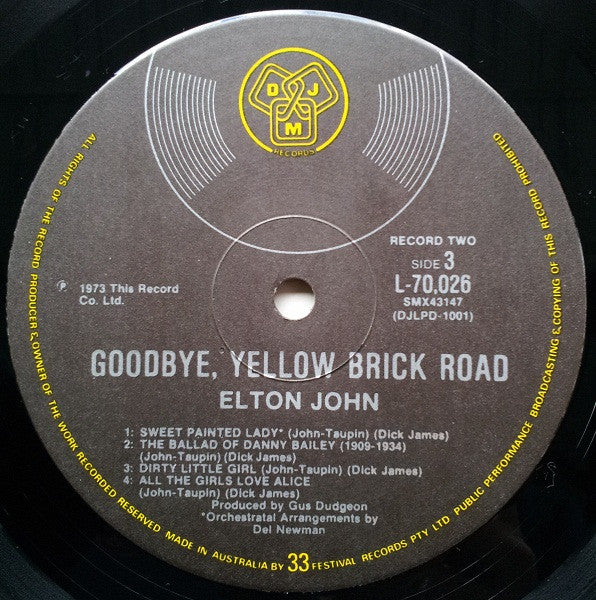 Elton John – Goodbye Yellow Brick Road (G+/VG+) – 2xLP, AU 1973 - Image 9