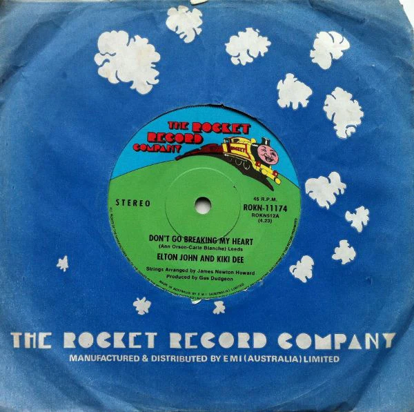 Elton John, Kiki Dee – Don't Go Breaking My Heart (VG/Generic) – 7", AU 1976 - Image 3