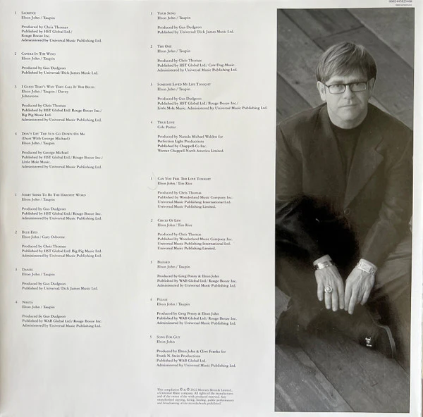 Elton John – Love Songs (VG/G+) – 2xLP, Worldwide 2022 - Image 10