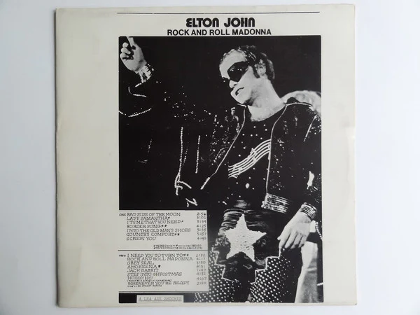Elton John – Rock And Roll Madonna (G+/VG) – LP, US 1974