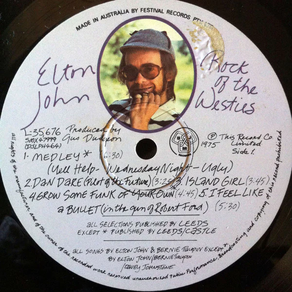 Elton John – Rock Of The Westies (VG/VG+) – LP, AU 1975 - Image 5