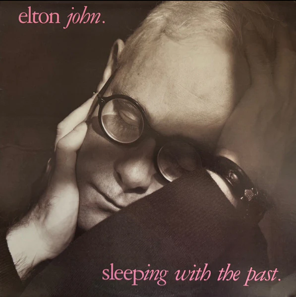 Elton John – Sleeping With The Past (VG+/VG+) – LP, Australasia 1989