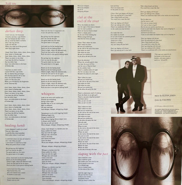 Elton John – Sleeping With The Past (VG+/VG+) – LP, Australasia 1989 - Image 5