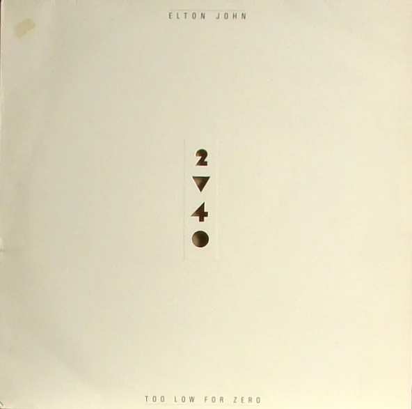 Elton John – Too Low For Zero (VG+/VG+) – LP, Australasia 1983