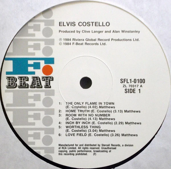 Elvis Costello & The Attractions – Goodbye Cruel World (VG/VG) – LP, AU 1984 - Image 4