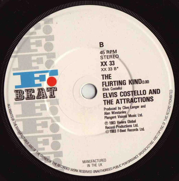 Elvis Costello & The Attractions – Let Them All Talk (VG+/VG+) – 7", UK 1983 - Image 4