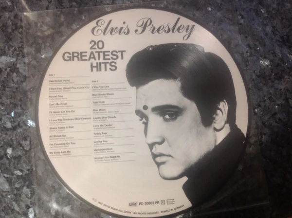 Elvis Presley – 20 Greatest Hits (E/Generic) – LP, DE 1984 - Image 2