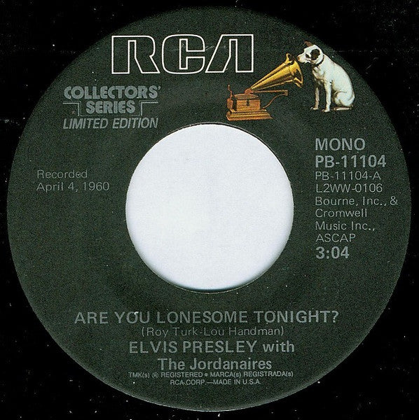 Elvis Presley – Are You Lonesome Tonight? / I Gotta Know (VG+/VG+) – 7", US 1977 - Image 2