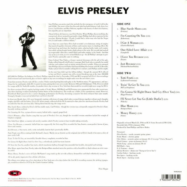 Elvis Presley – Elvis Presley (E/VG+) – LP, UK 2016 - Image 2