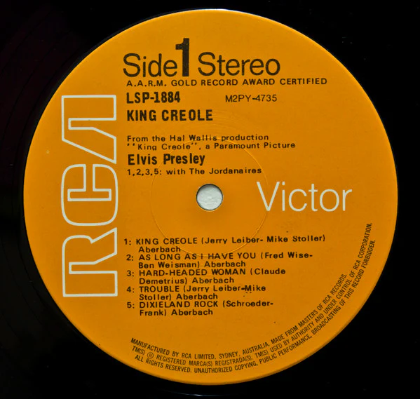 Elvis Presley – King Creole (VG+/VG+) – LP, AU 1977 - Image 2