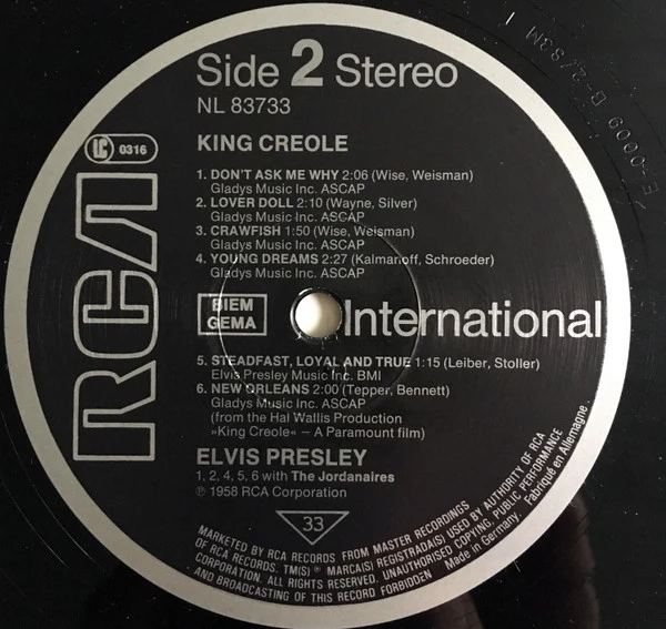 Elvis Presley – King Creole (VG/VG+) – LP, UK - Image 4