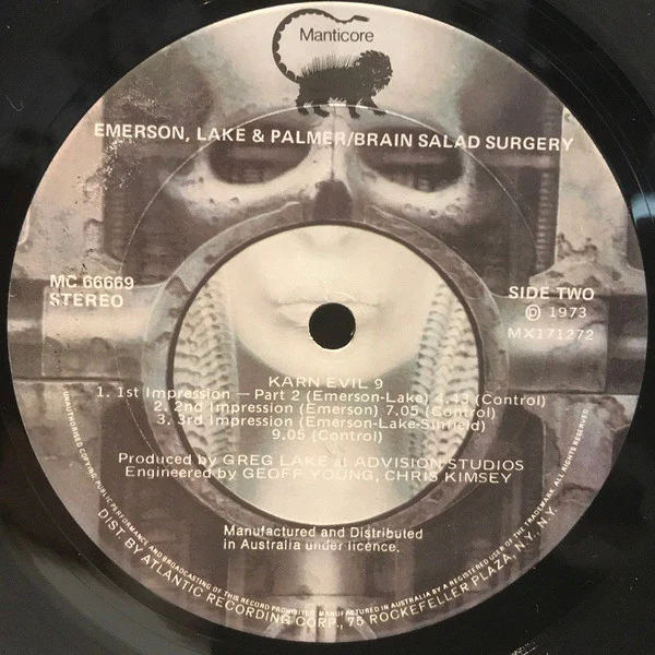 Emerson, Lake & Palmer – Brain Salad Surgery (VG/VG) – LP, AU 1973 - Image 4