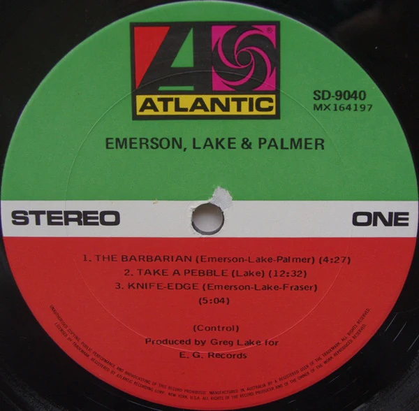 Emerson, Lake & Palmer – Emerson, Lake & Palmer (VG/VG+) – LP, AU 1970 - Image 3