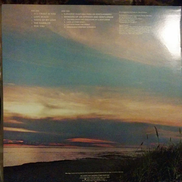 Emerson, Lake & Palmer – Love Beach (E/VG+) – LP, AU 1978 - Image 2