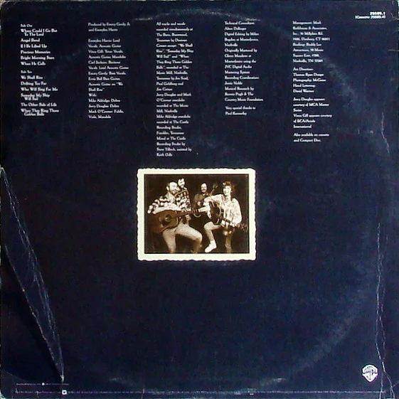 Emmylou Harris – Angel Band (VG+/VG+) – LP, AU 1987 - Image 2