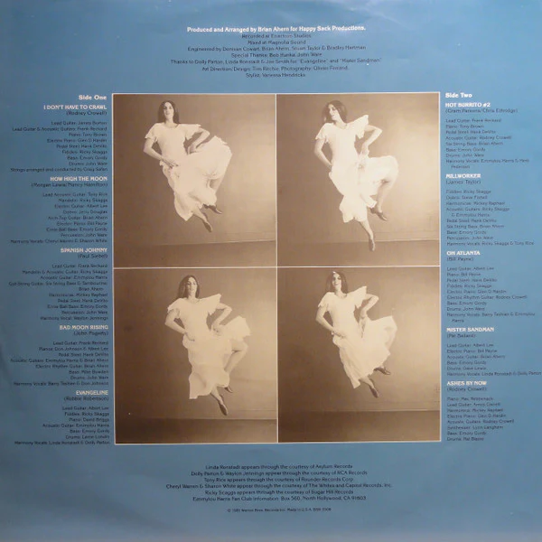 Emmylou Harris – Evangeline (VG+/VG+) – LP, AU 1981 - Image 5
